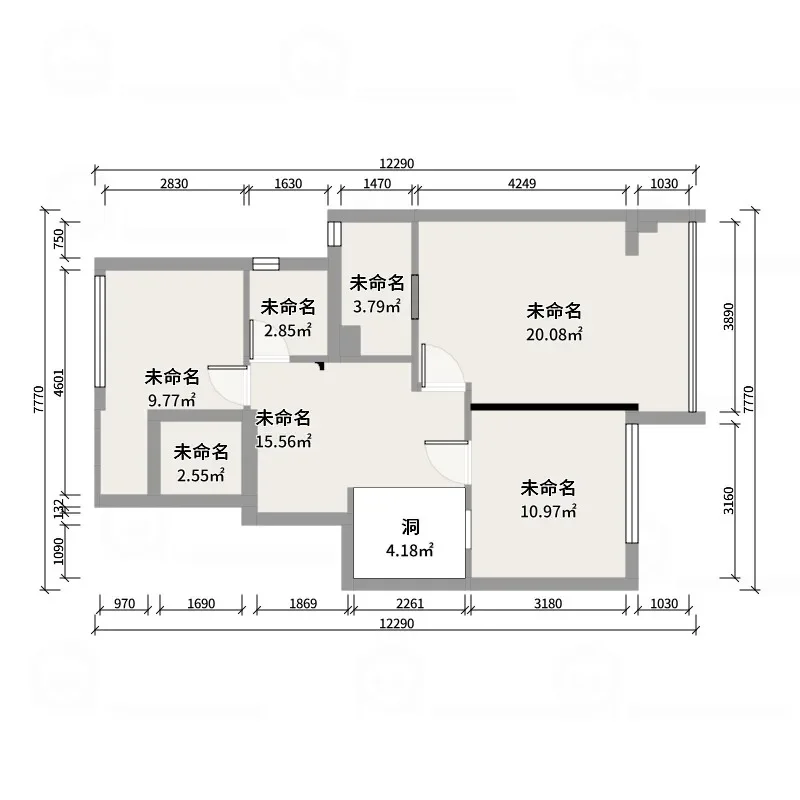 二层户型图