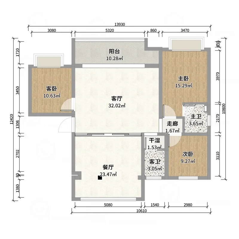 一层户型图